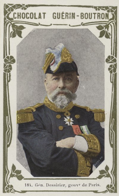 General Dessirier, gobernador de París de French School
