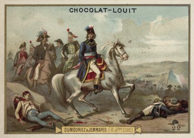 General Dumouriez en la Batalla de Jemappes, 6 de noviembre de 1792 de French School