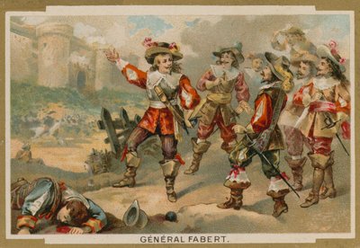 General Fabert, soldado francés del siglo XVII de French School