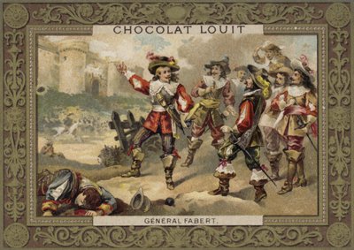 El general Fabert, soldado francés del siglo XVII de French School