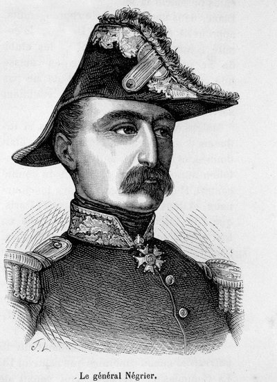 General Francois Oscar de Negrier 1839-1913 de French School