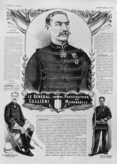 General Joseph Gallieni (1849-1916) 1898 de French School