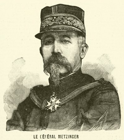 General Leon Frederic Hubert Metzinger, soldado francés de French School