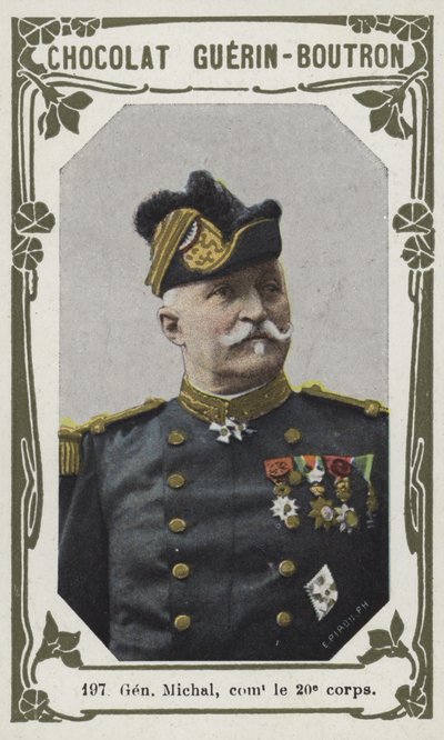 General Michal, comandante del 20º cuerpo de French School