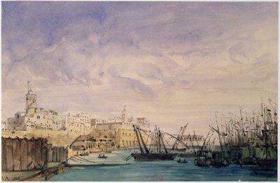 Vista general de Argel, 1845 de French School