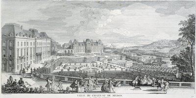 Vista general del Castillo de Meudon de French School