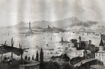 Génova - Genes - Génova - Grabado de “Italia Pintoresca” por M. de Norvins, Ch. Nodier 1834-1836. de French School