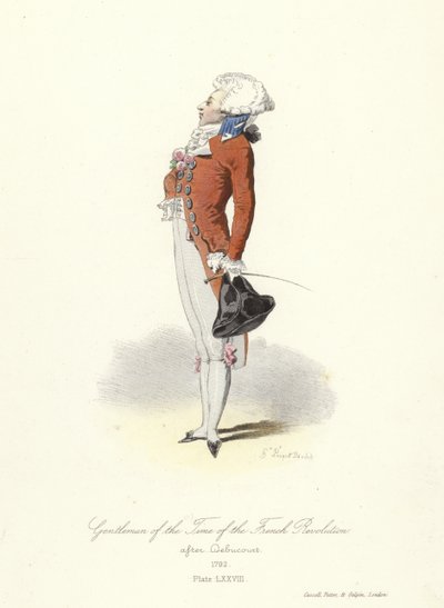 Caballero de la época de la Revolución Francesa de French School