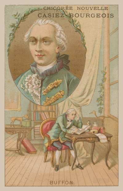 Georges-Louis Leclerc, Conde de Buffon, científico y escritor francés del siglo XVIII de French School