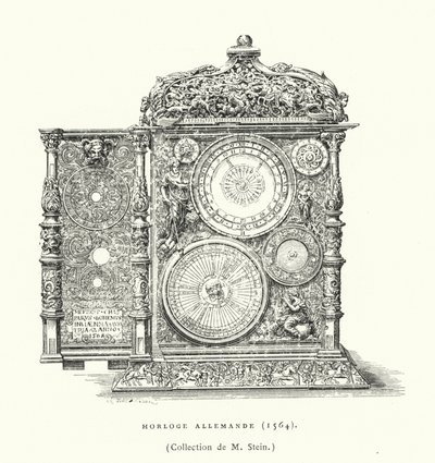 Reloj alemán, 1564 de French School