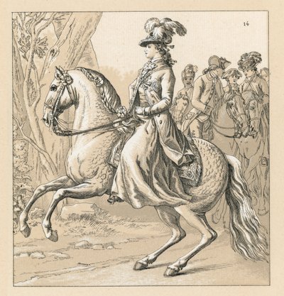 Traje de Alemania XVII-XVIII de French School