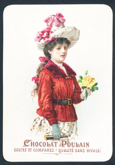 Niña con flores de French School