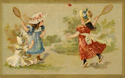 Niñas jugando al volante de French School