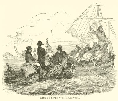 Embarcando en el Undaunted de French School