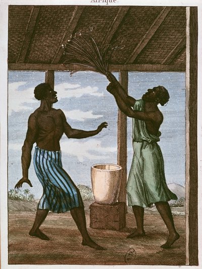 Consultando su destino, Costa de Oro, 1812 de French School
