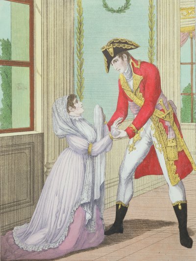 Gracia concedida por Napoleón a Madame de Polignac para su esposo Armand Polignac, 1804 de French School