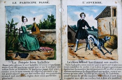 Libro de gramática para niños. c.1850 de French School