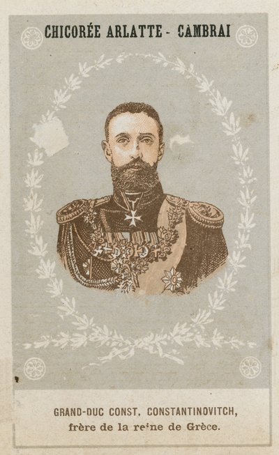 Gran Duque Constantino Constantinovitch, hermano de la reina de Grecia de French School