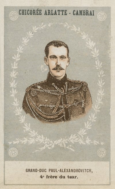 Gran Duque Paul Alexandrovitch, cuarto hermano del zar de French School