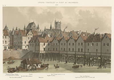 Gran Chatelet y Puente de los Molineros, 1580 de French School