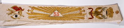 Gran Cordón del Grado 33 de la Masonería del Príncipe Lucien Murat de French School