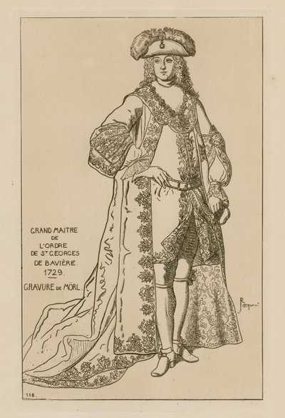 Gran Maestre de la Orden de San Jorge de Baviera, 1729 de French School