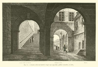 Gran escalera del Chatelet de French School