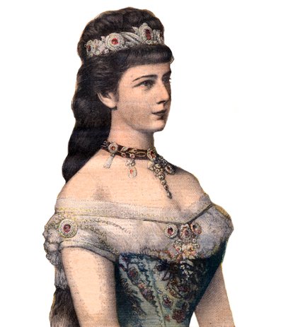 Huéspedes de Francia: La emperatriz Isabel (Sissi), consorte de Francisco José I de Austria en Le Petit Journal 20 de diciembre de 1896 de French School
