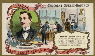Guglielmo Marconi, inventor italiano y pionero de la radio de French School