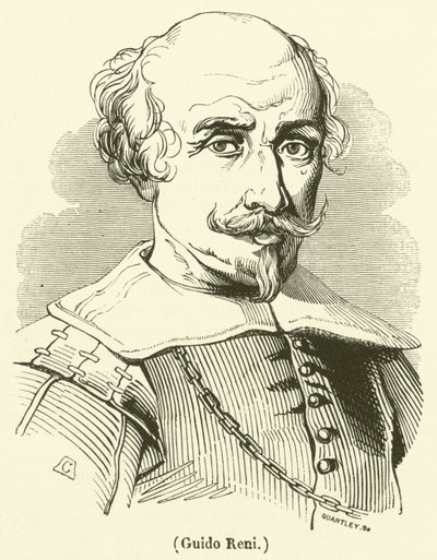 Guido Reni (grabado) de French School