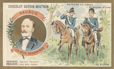 Gustave Nadaud (1820-1893), goguettier, poeta y compositor francés, autor de 