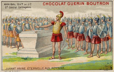 Aníbal jurando odio eterno a los romanos de French School