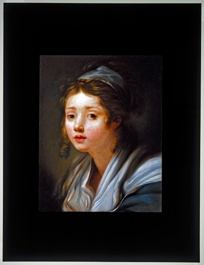 Cabeza de niña, sin fecha de French School