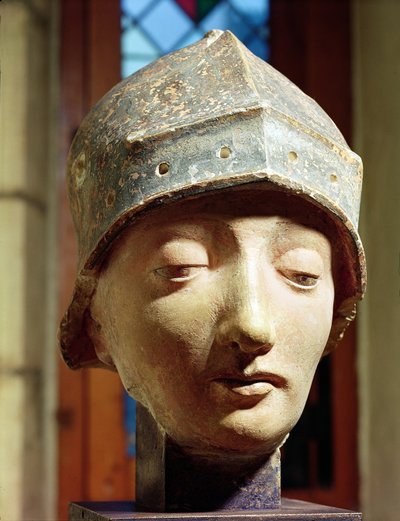 Cabeza presumiblemente de Juana de Arco (1412-31) de French School