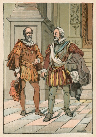 Enrique IV y Sully de French School