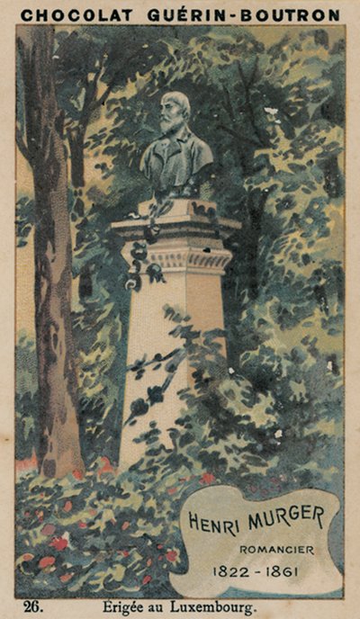 Henri Murger, Novelista, 1822-1861, Erigida en Luxemburgo de French School