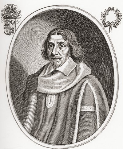 Henri de Mesmes, Señor de Roissy, Marqués de Mongneville y Everly, 1575-1650. Magistrado francés y Alcalde de París. De Les Heures Libres publicado en 1908 de French School