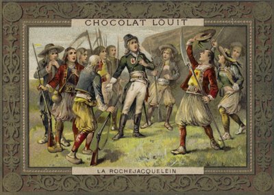 Henri de la Rochejacquelein dirigiéndose a sus soldados, Revuelta de Vandea, Revolución Francesa de French School