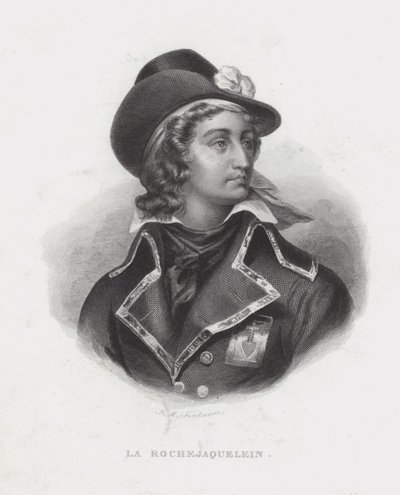 Henri de la Rochejaquelein, general realista francés de la Revuelta de Vendee de French School