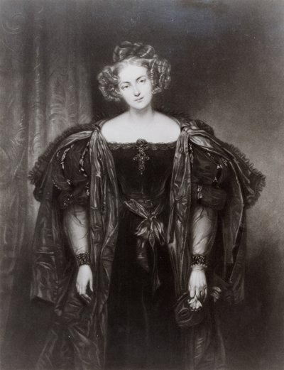 Henriette Sontag como Donna Anna en la ópera Don Giovanni de Wolfgang Amadeus Mozart de French School