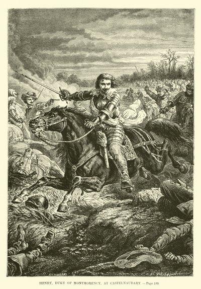 Enrique, Duque de Montmorency, en Castelnaudary de French School