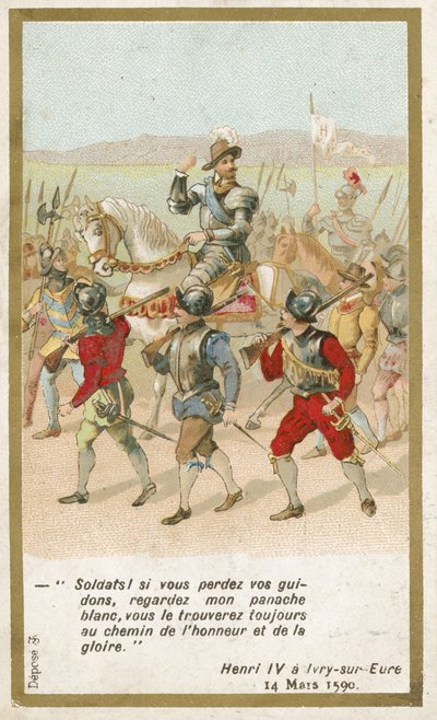 Enrique IV, Rey de Francia, Ivry-sur-Eure, 14 de marzo de 1590 de French School