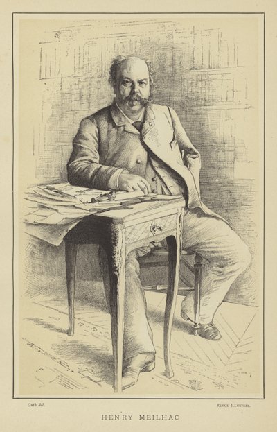 Henry Meilhac, dramaturgo y libretista francés de French School