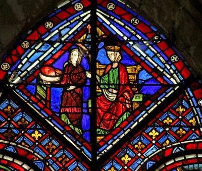 Herodías y Salomé con la cabeza de San Juan Bautista de French School