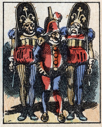 Historia del Dr. Pulcinella (Polichinelle). Grabado en madera de Imagerie Pellerin - Epinal, sd. Finales del siglo XIX. de French School