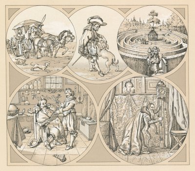Traje de Holanda del siglo XVII de French School