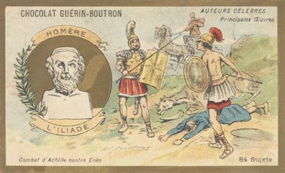 Homero, poeta griego de finales del siglo VIII a.C., autor de “La Ilíada” de French School