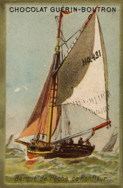 Barco pesquero de Honfleur de French School