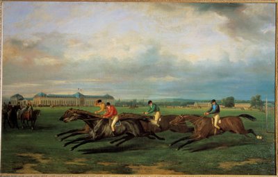 Carreras de caballos en Chantilly de French School