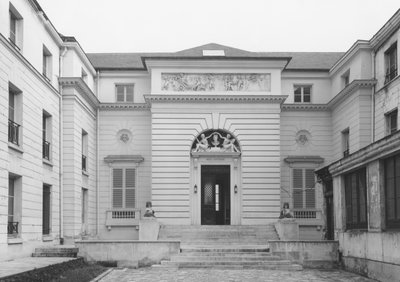 Hotel Gouthiere, fachada del patio, finales del siglo XVIII de French School